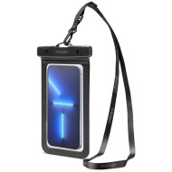 Водоустойчив калъф за смартфон от Spigen A601 - Черен