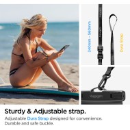 Водоустойчив калъф за смартфон от Spigen A601 - Черен