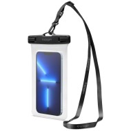 Водоустойчив калъф за смартфон от Spigen A601 - Прозрачен