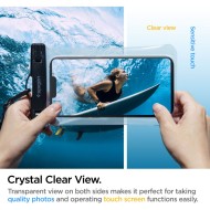 Водоустойчив калъф за смартфон от Spigen A601 - Прозрачен