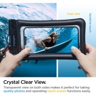 Водоустойчив калъф за смартфон от Spigen A610 - Черен