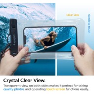 Водоустойчив калъф за смартфон от Spigen A610 - Прозрачен