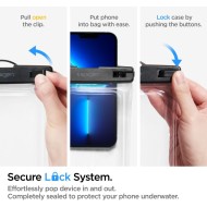 Водоустойчив калъф за смартфон от Spigen A610 - Прозрачен