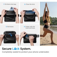Универсална водоустойчива чанта от Spigen A620 - Черни
