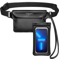 Комплект водоустойчива чанта и калъф от Spigen A621 - Черни