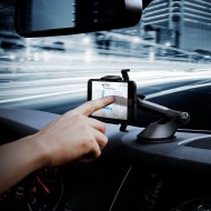Стойка за кола за стъкло и табло Spigen TS35 Signature - Черен