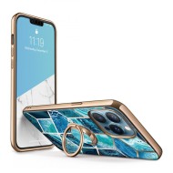 Кейс с пръстен за iPhone 13 Pro от Supcase IBLSN Cosmo Snap - син