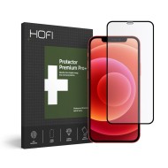Стъклен протектор Full Glue за iPhone 12 Mini от Hofi Glass Pro+ - с черна рамка