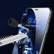 Стъклен протектор Full Glue за iPhone 12 Mini от Hofi Glass Pro+ - с черна рамка