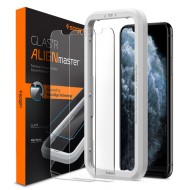2 броя стъклени протектори за iPhone 11 / XR от Spigen ALM Glas.TR Slim 2-Pack - Прозрачни