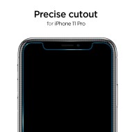 2 броя стъклени протектори за iPhone 11 / XR от Spigen ALM Glas.TR Slim 2-Pack - Прозрачни