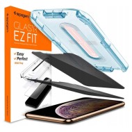 Стъклен ротектор за дисплей на iPhone 11 от Spigen ALM Glass FC - Privacy
