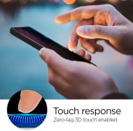 Стъклен ротектор за дисплей на iPhone 11 от Spigen ALM Glass FC - Privacy