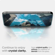 Стъклен протектор за дисплей на iPhone 13 / 13 Pro / 14 / 16e от Spigen Glas.TR "Ez Fit" - Прозрачен
