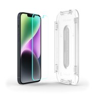 Стъклен протектор за дисплей на iPhone 13 / 13 Pro / 14 / 16e от Spigen Glas.TR "Ez Fit" - Прозрачен