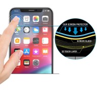 Хибридно стъкло за iPhone 13 / 13 Pro/ 14 / 16e от Hofi Hybrid Pro+ - Прозрачно
