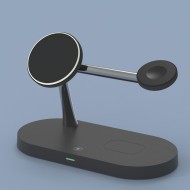 TECH-PROTECT A12 3IN1 MAGNETIC MAGSAFE WIRELESS CHARGER BLACK