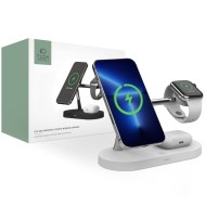 TECH-PROTECT A12 3IN1 MAGNETIC MAGSAFE WIRELESS CHARGER WHITE