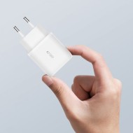 Стенно зарядно за IOS и ANDROID PD20W/QC3.0 от Tech-Protect C20W - бяло