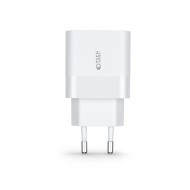 Универсално мрежово зарядно с 2 порта за iOS и Android 30W / QC 3.0 от Tech Protect - Бяло 