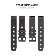 Силиконова каишка за GARMIN FENIX 3/3HR/5X/5X PLUS/6X/6X PRO/ 7X от Tech-Protect Smooth - черна