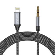 Аудио кабел Lightning към AUX 3.5мм 100 см. от Tech Protect Ultraboost - Черен