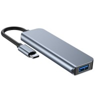 TECH-PROTECT V1-HUB ADAPTER 4IN1 GREY