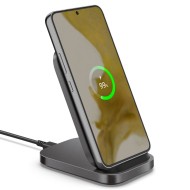 Безжично зарядно устройство 15W от Spigen PF2102 - Черно