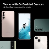 Безжично зарядно устройство 15W от Spigen PF2102 - Черно