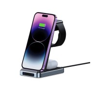 Безжична зарядна станция 3в1 15W от Tech Protect A26 - Черна