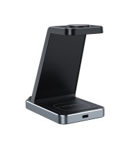 Безжична зарядна станция 3в1 15W от Tech Protect A26 - Черна