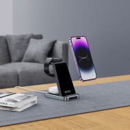 Безжична зарядна станция 3в1 15W от Tech Protect A26 - Черна