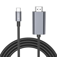 Кабел USB-C / HDMI 4K 60HZ 200 см от Tech Protect Ultraboost - Черен