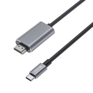 Кабел USB-C / HDMI 4K 60HZ 200 см от Tech Protect Ultraboost - Черен