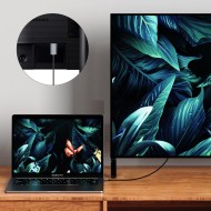 Кабел USB-C / HDMI 4K 60HZ 200 см от Tech Protect Ultraboost - Черен