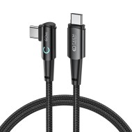 Кабел за зареждане USB-V / USB-C 60W 6A 100 см от Tech Protect Ulstraboost "L" - Сив
