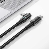 Кабел за зареждане USB-V / USB-C 60W 6A 100 см от Tech Protect Ulstraboost "L" - Сив