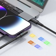 Кабел за зареждане Lightning / USB-C 20W 3A 100 см от Tech Protect Ulstraboost "L" - Сив