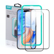 2x протектор за дисплей на iPhone 15 от ESR - Черни