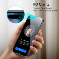 2x протектор за дисплей на iPhone 15 от ESR - Черни