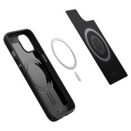 Тънък кейс с MagSafe за iPhone 13 от Spigen Mag Armor - Черен