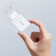 Стенно зарядно устройсто с 2 порта 20W от Tech Protect C20W - Бяло