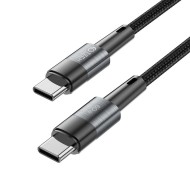 Кабел за зареждане USB-C / USB-C 60W 3A 300 см от Tech Protect Ultraboost - Сив
