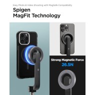 Магнитен селфи стик и статив с MagSafe и Bluetooth от Spigen S570W - Черен