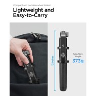Bluetooth селфи стик с трипод от Spigen S560W - Черен