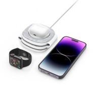 Безжична зарядна станция 3в1 с MagSafe от Tech Protect A32 - Сива