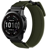 Текстилна каишка за Garmin Fenix 3x / 3hr / 5x / 5x Plus / 6x / 6x Pro / 7x от Tech-Protect Scout Pro - Military Green
