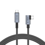 Кабел USB-C / USB-C 4.0 240W и 8K 150 см – Tech-Protect UltraBoost Max - Сив
