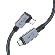 Кабел USB-C / USB-C 4.0 240W и 8K 150 см – Tech-Protect UltraBoost Max - Сив