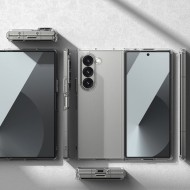 Удароустойчив твърд кейс за Samsung Galaxy Z Fold 6 от Ringke Fusion - Прозрачен